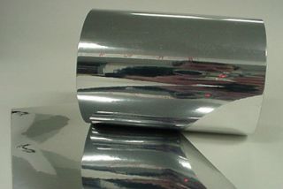   Polyester Chrome Tape, choose your size. Near Mirror Finish