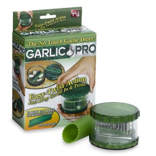   Garlic Dicer GARLIC PRO & FREE E Z Peeler Slicer Mincer NO TEARS