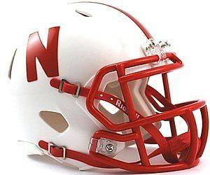   Cornhuskers Riddell NCAA College Football Revolution SPEED Mini Helmet
