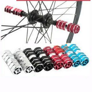   Bike Bicycle Hexagonal Axle Pedal Alloy Foot Stunt Pegs Cycling