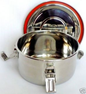 Airtight Stainless Steel Food Storage Container   1.75L