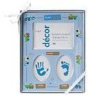 Baby footprint handprint ink pad kit shower gift birth
