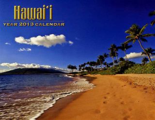   Calendar   12 Pictures from around Hawaii   12 month Calendar 2013