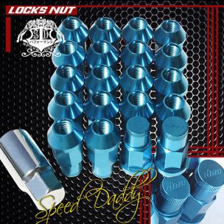   WHEEL LUG NUT+LOCK+SOCKE​T FORD FOCUS BLUE (Fits: Ford Fusion
