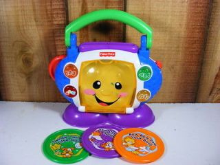 Fisher Price SING WITH ME CD Player w/3 Disks Songs Set