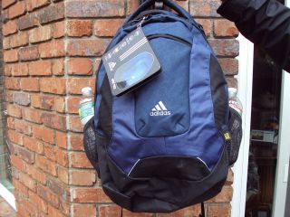 New Adidas Ross Sport Tech Backpack Navy/Black Bag