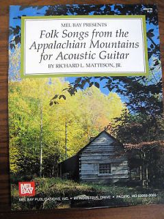 Folk Songs & Dances From Appalachian Mountains For Acoustic Guitar Mel 