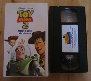 TOY STORY 2 VHS Italian language Disney Pixar Cartoon Cartone animato
