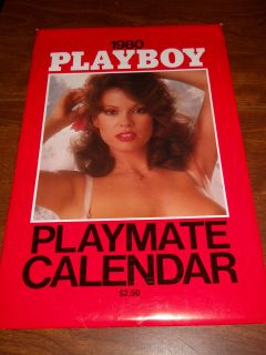 vintage PLAYBOY twelve month calendar 1980 pin up girl w/ mailer 