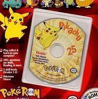 PokeROM Pikachu #25 PC MAC CD mini card Pokemon creature academic 