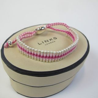 link friendship bracelets pink