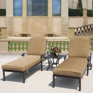 NEW PATIO POOL CHAISE LOUNGE 3 pc CHAIR & TABLE SET OUTDOOR FURNITURE