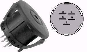 Lawn Mower Ignition Switch 9655 Replaces John Deere #AM12281