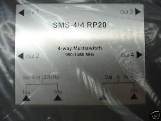 NIB Satellite Dish Network SMS 4/4 RP20 MultiSwitch