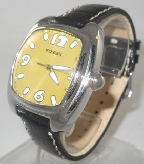 Mens FOSSIL wristwatch clock watch JR8027 Time Analog Quartz FREE 