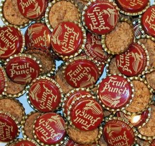   caps Lot of 25 DUKE FRUIT PUNCH baby pictured cork new old stock