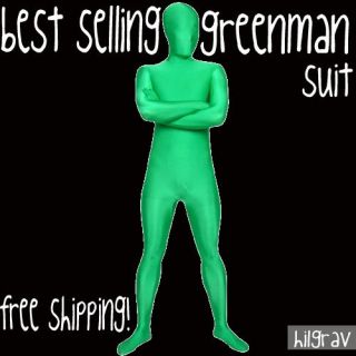   GREENMAN Suit Costume Always Sunny in Philadelphia Full body Lycra USA