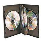 50 pcs Multi 4 Disc Quad CD DVD Black Case Movie Game Box 14mm
