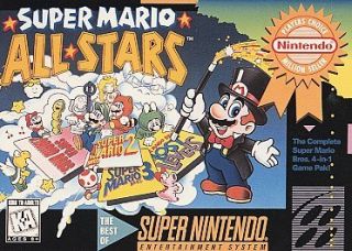 Super Mario All Stars SNES Super Nintendo Game FUN 4 In 1