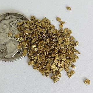   Alaska Gold Nuggets, Size 18 20 Mesh, Tenth Ozt, Alaskan Placer Mined