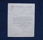 ORIGINAL TYPED LETTER SIGNED by ACTOR LAURENCE OLIVIER