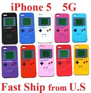 iPHONE5 5G Gameboy Game Boy silicone case cover Skin for NEW 