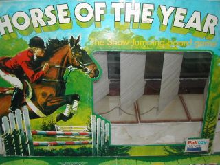   THE YEAR GAME   SHOW JUMPING GAME  1970S   PALITOY   VINTAGE GAME