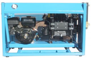 High Pressure Air Compressor 5000PSI, 9HP Gas engine, for SCUBA 