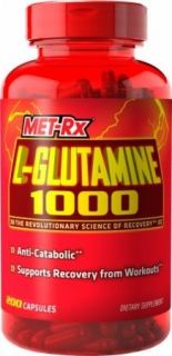 Met Rx L Glutamine 1000 Caps. (100 Caps) OR (200 Caps)