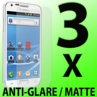 3x Anti Glare LCD Screen Protectors for Samsung Galaxy S II 2 4G T 