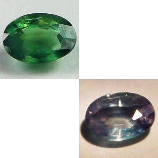   AWESOME RARE AND RICH GREEN TO PURPLE CHANGE NATURAL ALEXANDRITE GEM