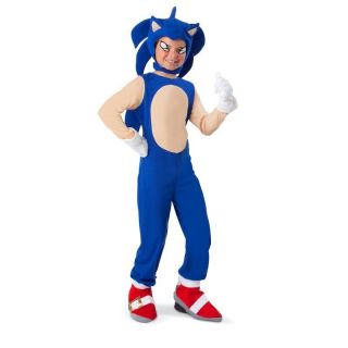   Hedgehog Costume L 12 14 Halloween Large Child Boy Kid Sega Video Game