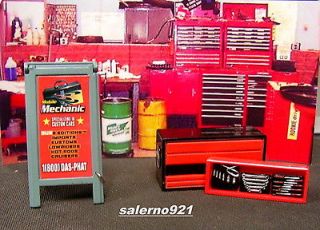   TOOLS +A FRAME OUTDOOR SIGN MINIATURE GARAGE ACCESSORIES 1:24 (G
