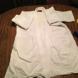 AWMA Karate Uniform Heavyweight Woven Gi Adult Size A3 Used Off White 