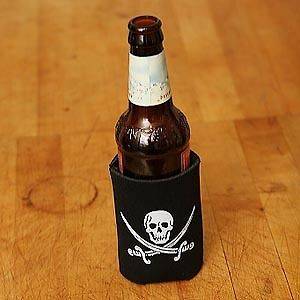   Jack Rackam Jolly Pirate Beer Pop Can Koozie Koolie Cooler Insulator