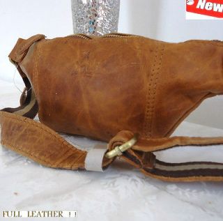 Genuine real Leather Bag man Pouch Fanny Pack Phone Pocket Waist retro 