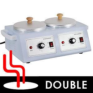 Professional Electric Double Pot Wax Warmer Heater Dual Pro Salon Hot 