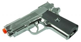   Metal M1911 45acp 12g CO2 gas Airsoft handguns pistols 500fps chrome