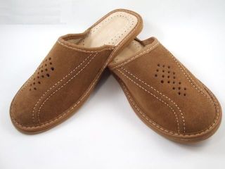   Ladies Polish Suede Leather Handmade Slippers from Poland ** GIFT