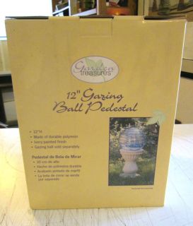 12 Gazing Ball Pedestal (no ball) by Garden Treasures, brand new in 