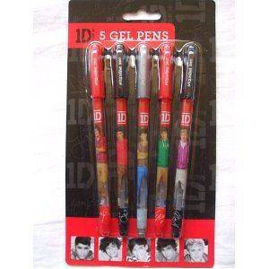 1D One Direction Gel Pens  Ideal back to school  Brand New from 