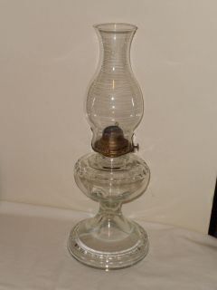 antique glass oil lamps in Lamps: Non Electric