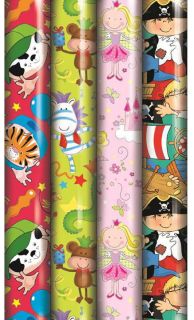 3M ROLL CHILDRENS GIFT WRAPPING PAPER Boy Girl any occasion Birthday 