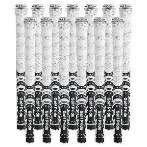  OF 13 GOLF PRIDE MULTICOMPOUND NEW DECADE WHITEOUT GOLF GRIPS. BLACK