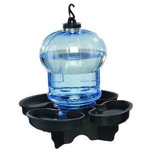 First Nature 3004 Globe Style Bird Bath and Waterer Feeder