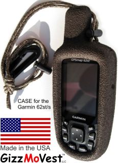 Garmin 62 gpsmap CASE for 62s/st in Hunters Coffee. GizzMoVest USA