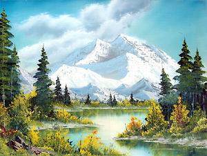 bob ross paintings in Painting