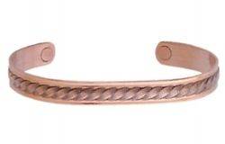 New Sabona of London Copper Rope Magnetic Bracelet Wristband 536 Golf