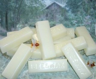 Beeswax Cosmetic Grade; White;10 1 oz.Blocks   Chapstick & Lip 