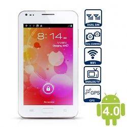   GSM WCDMA 3G MTK6575 1GHz Gmail WIFI GPS Cell Phone A9230+ White